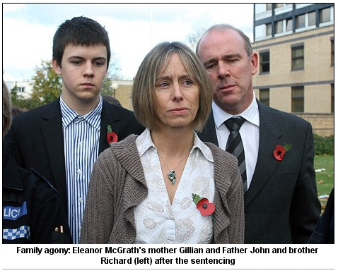 McGrath's mother Gillian+Father